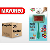 20 Pzas Carda Cepillo Perros Y Gatos Piel Sensible Ch. 7425