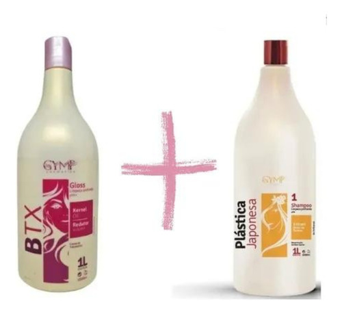 Btox Capilar Gymp Cosméticos 1lt Btx + Shampoo Anti Resíduos