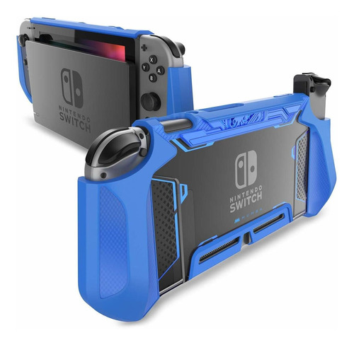 Funda Para Consola Nintendo Switch Y Mando Joy-con Azul