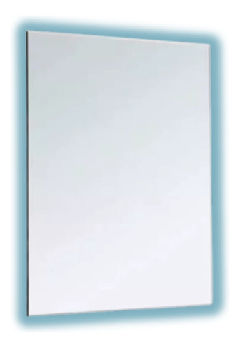 Espelho Com Luz Sem Fio A Pilha Bateria Led 40*50 Cm