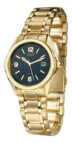 Reloj Citizen Bk2302 Acero Dorado Wr50 Agente Oficial