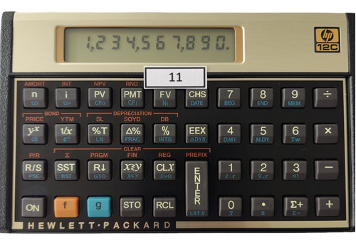 Calculadora Financeira Hp 12c Gold Português Modelo 11