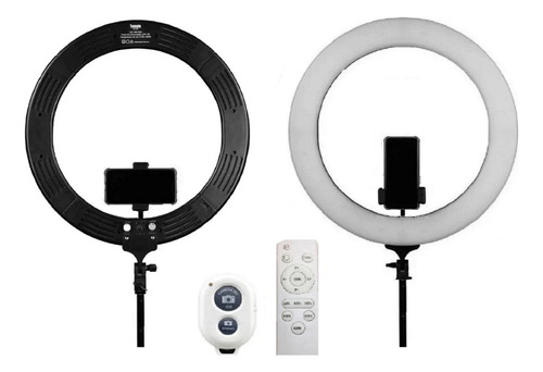 Ring Light Rl18 Filmagem Youtube Profissional 80w Tripé + Nf