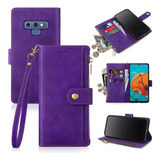 Funda Para Samsung Galaxy Note 9 - Violeta/tarjetero
