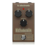 Pedal Para Guitarra Tc Electronic Echobrain Analog Delay Cor Marrom