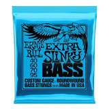 Encordado Par Bajo Ernie Ball Slinky 2835 Nickel Wound 40/95