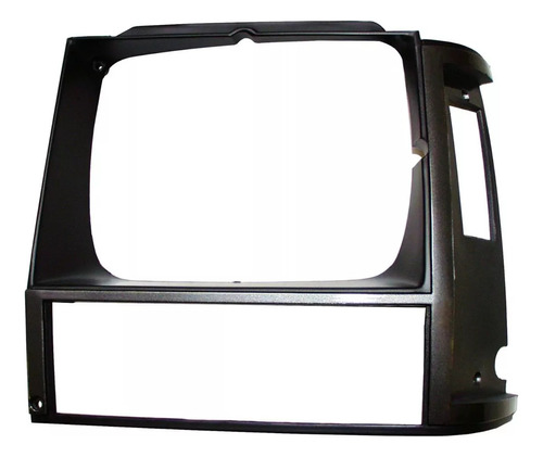 Aro Faro Izquierdo Negro Plastico Jeep Cherokee Xj 1984-1990 Foto 2