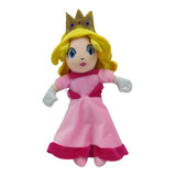 Peluche Princesa Peach Mario Bros 30cm Calidad Premium