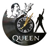 Reloj Pared Disco Vinilo Acetato Freddy Mercury Queen Mu141