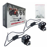 X2 Focos Neblineros Led Para Motos Duo Colores Ambar Blanco