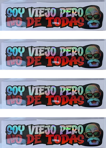 Calcomanias Stickers Vinil Viejo Pero No De Todas Auto Moto | MercadoLibre