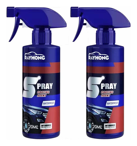 120ml Recubrimiento De Acción Rápida Spray Cerámica 2pcs