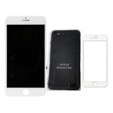 Tela Lcd Touch Para iPhone 8 Plus Branco + Capa + Película
