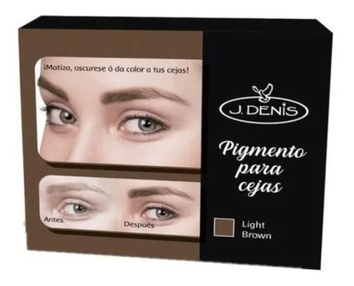 Pigmento Para Cejas J Denis 8gr Entrega Inm. (light Brown) 