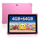 Tablet Para Niños De 10 Pulgadas, Android 12 Tablet Pc Para