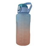 Botella Termo Para Agua Motivacional 2 Litros Pines Stickers