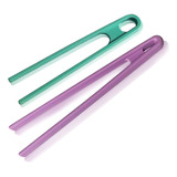 Toaster Tongs - (set Of 2) Silicone Tongs- Small 6 In &...