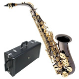 Sax Alto Eagle Sa500 Grafite Bg Mib Eb C/case Shop Guitar