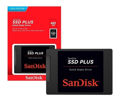 Ssd 480gb Sandisk Plus 530mb/s Garantia 1 Ano Nota Fiscal