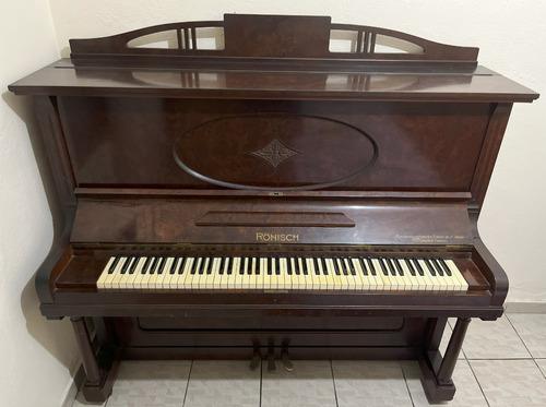 Piano Rönisch 1928 Com Banqueta