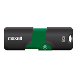 Memoria Pendrive Maxell Usb 8gb Usb Flix 2.0 Retractil Verde