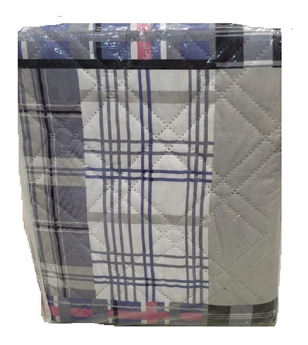 Cover Cubrecama Verano Reversible Liso Y Estampado King