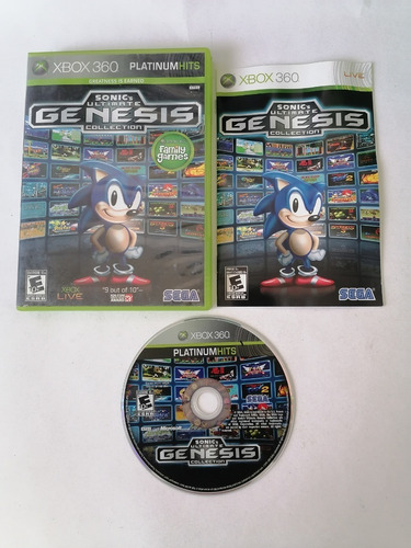 Sonic Genesis Ultimate Collection Xbox 360