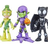 Kit Boneco Duende Verde Electro E Pantera Hasbro Spider