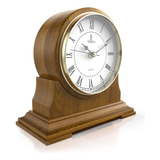 Mantel Clock For Living Room - Decorative Wood Mantle Clock 