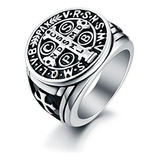 Anillo De San Benito Para Hombre Anillos Pesados U200bu200bs