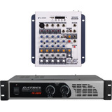 Amplificador Potência 400w Datrel + Mesa Sense 602 Ll Audio 