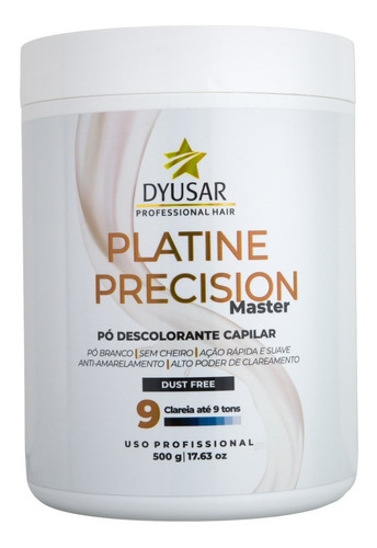 Pó Descolorante Platine Precision Master Dyusar Tom 9