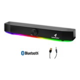 Caixa De Som Soundbar Gt-x990 Rgb Gamer Potente Bluetooth