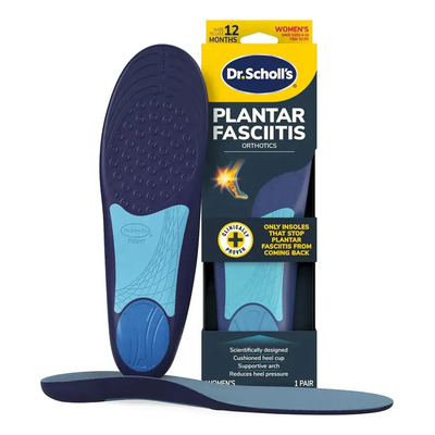 Plantillas Gel Dr. Scholl's para Fascitis Plantar Mujer Talla 6-10 Medio Arco | Envío gratis