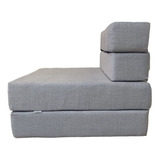 Sofa Cama Individual Sillon Plegable Puff Estancia Descanso