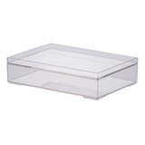 Caixa Acrilico Multiuso Com Tampa Bandeja 25x17x6,7cm 1309