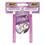 Kit 9 Blister Com 2 Aparelhos Depilador Bic Comfort 2 Women