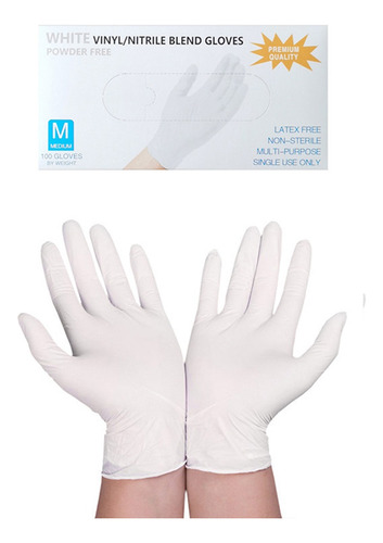 Guantes Desechables De Látex Nitrilo Sin Polvo Para Limpieza