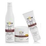  Kit Shampoo Máscara Condicionador Leave-in Yellow Nutritive