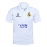 Camisa Gola Polo Real Madrid Camiseta Masculina Torcedor 