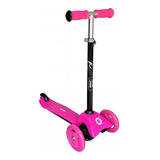 Scooter Rosa Con Luces Para Niña Niño Juguete Patineta