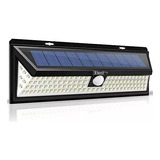 Luz Solar 120 Leds Con Sensor De Movimiento 600lm