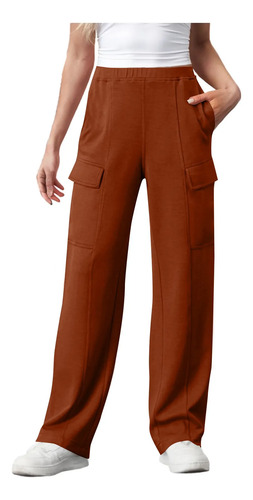 Pantalones Deportivos Tipo T Cargo Para Mujer, Informales, H