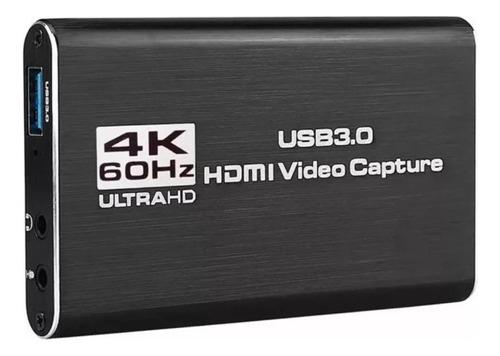 Captura De Vídeo Audio Micrófono Hdmi, 4k Ultra Hd Usb 3.0