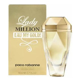 Perfume Lady Million Eau My Gold! - Paco Rabanne Eau De Toilette 80ml