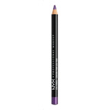 Lápiz Delineador De Ojos Nyx Professional Makeup Slim Eye Pencil Color Purple