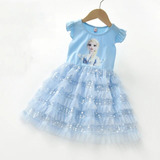 Vestidos Para Niñas Guapas Frozen Elsa Anna Princess Party