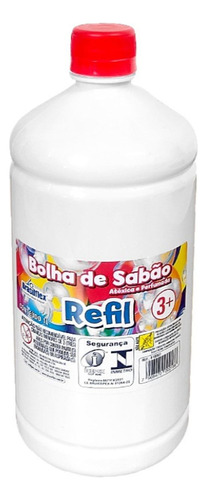 Refil Liquido Bolha De Sabão 1 Litro 810001 - Brasilflex