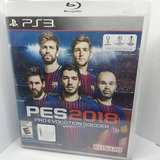 Pes 2018 Ps3 Usado Fisico 