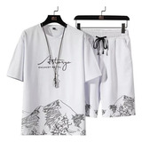 Camisa Esportiva Masculina + Shorts